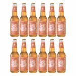 Coolberg Peach Non Alcoholic Beer 330ml Glass Bottle - Pack of 12 (330ml x 12) - Fast Shipping to USA & Canada