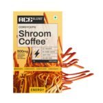 Ace Blend Cordyceps SHROOM COFFEE (15 serves) | Mushroom Coffee | Coffee Powder with KSM 66 Ashwagandha, L-Theanine, MCT | Immunity, Energy | 100% Arabica | Instant Coffee Packet | Cold/Hot Brew - Fast Shipping to USA & Canada