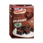 Dr. Oetker FunFoods Eggless Bake Mix Brownie, 250 Gram, Chocolate Brownie - Fast Shipping to USA & Canada