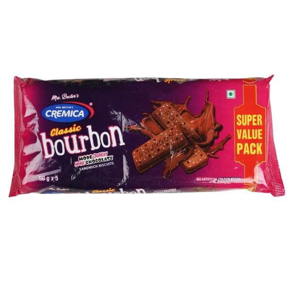 Cremica Classic Bourbon Sandwich Biscuits, 450g - Fast Shipping to USA & Canada