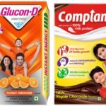 Complan Nutrition Drink Powder for Children, Royale Chocolate Flavour, 1 Kg & Glucon-D Tangy Orange Glucose Powder, 1Kg - Fast Shipping to USA & Canada