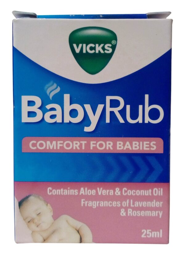 Vicks BabyRub Comfort for Babies, 25ml Carton - Fast Shipping to USA & Canada
