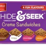 Parle Hide & Seek Choco Chip Creme Chocolate Sandwich Biscuits, 400 Gm Pouch - Fast Shipping to USA & Canada