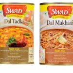 SWAD Ready To Eat Dal Combo Pack Of Dal Tadka/Dal Makhani Mix Vegetarian with No Added Preservative And Colours - 450gm Each (Pack of 2) - Fast Shipping to USA & Canada