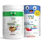 Little Joys Brain Development Kit (2-6 Years) | With NutriMix (350g) & Brain Health Gummies (30 day pack) | DHA-Packed Kit for Better Focus & Memory - Fast Shipping to USA & Canada