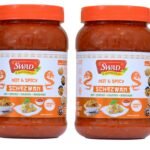 SWAD Hot & Spicy Schezwan 1kg Pack of 2 | Dip | Spread | Chutney | Marinate - Fast Shipping to USA & Canada