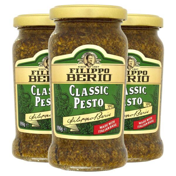 Filippo Berio Classic Pesto, 6.7 oz ? 190 g, 3 Pack - Fast Shipping to USA & Canada
