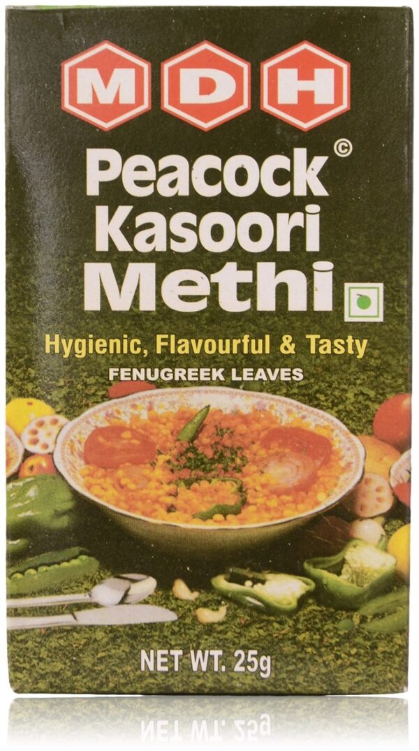 MDH Spices - Kasoori Methi, 25g Carton - Fast Shipping to USA & Canada