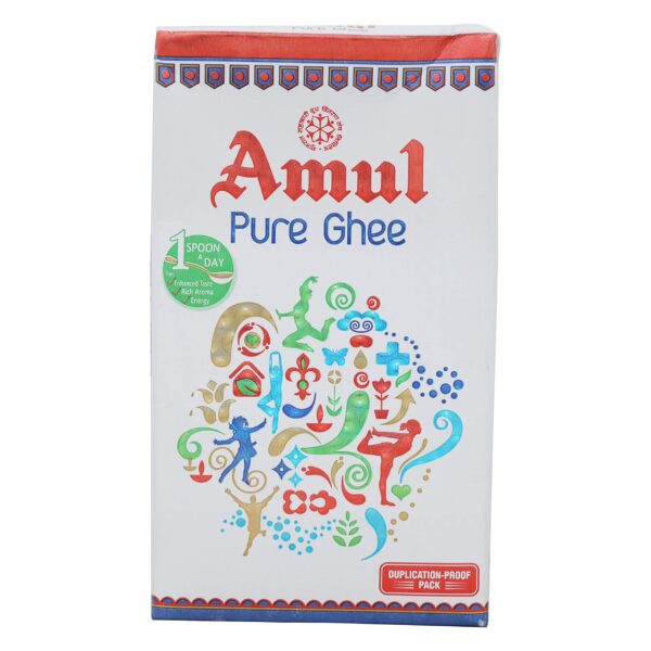 Amul Pure Ghee, 1 Liter Tetra Pack - Fast Shipping to USA & Canada