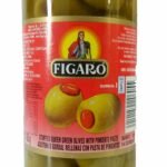 Figaro Queengreen Stuffed Olives, 450g - Fast Shipping to USA & Canada