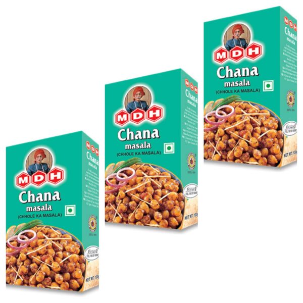 MDH Chana Masala (Chhole Masala) 100g / 3.5 oz (Pack of 3) - Fast Shipping to USA & Canada