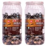 Parle Melody Chocolaty Flavoured Toffee Pack Of 2. 300+ Toffee In Combo Pack - 1998 Gm - Fast Shipping to USA & Canada