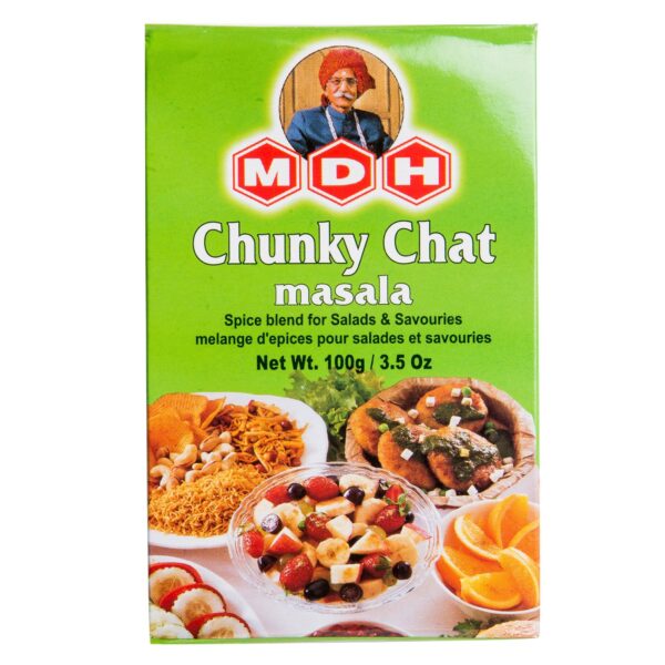 MDH Chunky Chat Masala Powder, Vegetable Masala, 100G/115Gram - Fast Shipping to USA & Canada