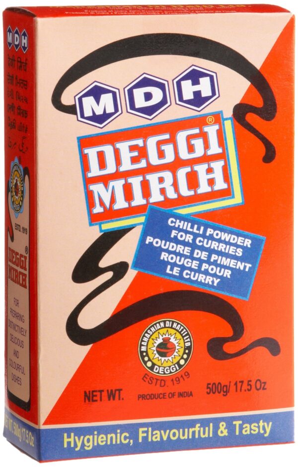 MDH Deggi Chilli,Powder,500 Gram - Fast Shipping to USA & Canada