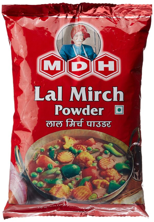 MDH Lal Mirch, 500G, Vegetable Masala, Vegetarian - Powder - Fast Shipping to USA & Canada