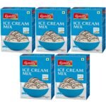 KWALITY Vanilla Ice Cream Mix 100g | Quick, Easy, and Delicious Summer Treat Ready Mix, No Preservatives, No Hassle. (500g (Pack of 5), 5, count) - Fast Shipping to USA & Canada
