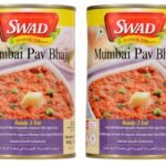 Swad Ready to Eat Mumbai Pav Bhaji Instant Mix Vegetarian Meal with No Added Preservative - 450 Grams (Pack of 2) - Fast Shipping to USA & Canada