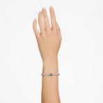 Swarovski Matrix Tennis bracelet, Mixed cuts, Green, Rhodium plated - Fast Shipping to USA & Canada - Image 6