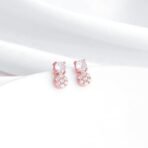 GIVA 925 Silver Rose Gold Zirconia Elegance Earrings| studs to Gift Women & Girls | With Certificate of Authenticity and 925 Stamp | 6 Months Warranty* - Image 6