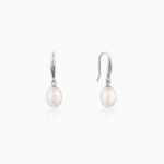 GIVA 925 Silver White Pearl Drop Earrings| Drops to Gift Women & Girls | With Certificate of Authenticity and 925 Stamp | 6 Months Warranty