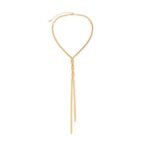 Shining Diva Fashion Latest Stylish Long Snake Chain Necklace for Women and Girls (16642np) - Fast Shipping to USA & Canada - Image 2