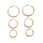 Shining Diva Fashion Latest Stylish Set of 3 Earrings for Women and Girls (16619er) - Fast Shipping to USA & Canada - Image 2