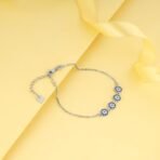GIVA 925 Silver Evil Eye Bracelet, Adjustable | Gifts for Women and Girls |With Certificate of Authenticity and 925 Stamp | 6 Months Warranty* - Image 5
