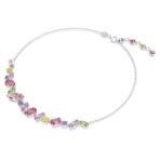 Swarovski Women Gema Necklace, Mixed Cuts, Multicolored, Rhodium Plated - Fast Shipping to USA & Canada - Image 4