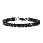 Fashion Frill Stylish Bracelet for Men Stainless Steel Hand Chain Band Jewellery Accessories For Boys Gift for Husband & Boyfriend - Fast Shipping to USA & Canada - Image 2