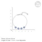 GIVA 925 Silver Evil Eye Bracelet, Adjustable | Gifts for Women and Girls |With Certificate of Authenticity and 925 Stamp | 6 Months Warranty* - Image 4