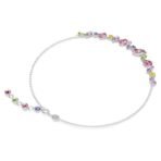 Swarovski Women Gema Necklace, Mixed Cuts, Multicolored, Rhodium Plated - Fast Shipping to USA & Canada - Image 6