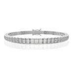 ANAYRA Fine Silver Jewellery 925 Sterling Silver Chico Tennis Bracelet for Women | Minimalist Hallmark Certified Jewellery - Fast Shipping to USA & Canada - Image 2