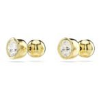 Swarovski Women's Imber Stud Earrings, Round Cut, White, Gold-Tone Plated - Fast Shipping to USA & Canada - Image 4