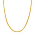 Fashion Frill Mesmerizing 1 Gram Golden Chain For Girls Thin Neck Chain For Men Boys Gold Plated Necklace Chain For Boys Women - Fast Shipping to USA & Canada - Image 2