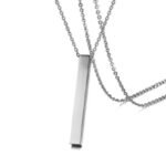 SALTY Alpha Street Chic Stainless Steel Locket Necklace for Men - Fast Shipping to USA & Canada