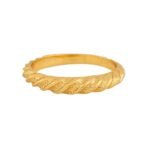 Estele Gold Plated American Diamond Ring for Women - Fast Shipping to USA & Canada - Image 6