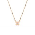 Swarovski Women's Stilla Pendant, Square Cut, White, Rose Gold-Tone Plated - Fast Shipping to USA & Canada - Image 5