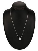 Ananth Jewels 925 Sterling Silver BIS Hallmarked Swarovski Zirconia Heart Cut 6mm Pendant with Chain for Women - Fast Shipping to USA & Canada - Image 6