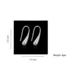 Nilu's Collection Trendy Water Drop Stud Earrings for Girls and Women (Rose Gold) - Fast Shipping to USA & Canada - Image 3