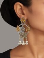 NAITRI | Handcrafted Traditional Necklace Set with Earrings - Fast Shipping to USA & Canada - Image 3