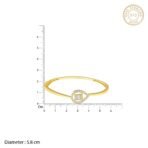 GIVA 925 Silver Golden Tear Drop Sparkly Zircon Bracelet, Adjustable | Gifts for Women and Girls | With Certificate of Authenticity and 925 Stamp | 6 Months Warranty* - Image 5