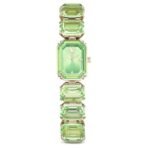 Swarovski Millenia Watch, Octagon Cut Bracelet, Green, Champagne Gold-Tone Finish - Fast Shipping to USA & Canada - Image 2
