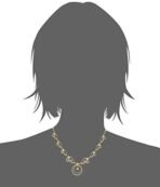 Estele 24 Kt Gold Plated American Diamond Circular Necklace Set for Women - Fast Shipping to USA & Canada - Image 6