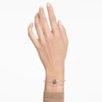 Swarovski Iconic Swan Bangle, Swan, Black, Rose Gold-Tone Plated - Fast Shipping to USA & Canada - Image 6