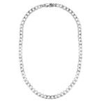 Peora Silver Plated Stainless Steel Fancy Cuban Chain Stylish Fashion Jewellery Gift for Men - Fast Shipping to USA & Canada - Image 7