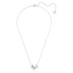 Swarovski Lilia Necklace, Butterfly, Blue, Rhodium Plated For Womens - Fast Shipping to USA & Canada - Image 3