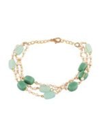 ZAVERI PEARLS Green Multistrand Beaded Ethnic Bracelet For Women-ZPFK13619 - Fast Shipping to USA & Canada - Image 2