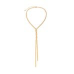 Shining Diva Fashion Latest Stylish Long Snake Chain Necklace for Women and Girls (16642np) - Fast Shipping to USA & Canada