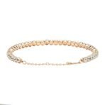 Shining Jewel - By Shivansh Rose Gold Plated Western CZ, Crystals & AD Choker Necklace with Earrings for Women (SJN_52) - Fast Shipping to USA & Canada - Image 7