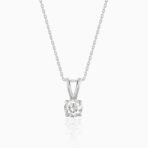 GIVA 925 Silver Anushka Sharma Silver Zircon Pendant with Link Chain| Necklace to Gift Women & Girls | With Certificate of Authenticity and 925 Stamp | 6 Months Warranty